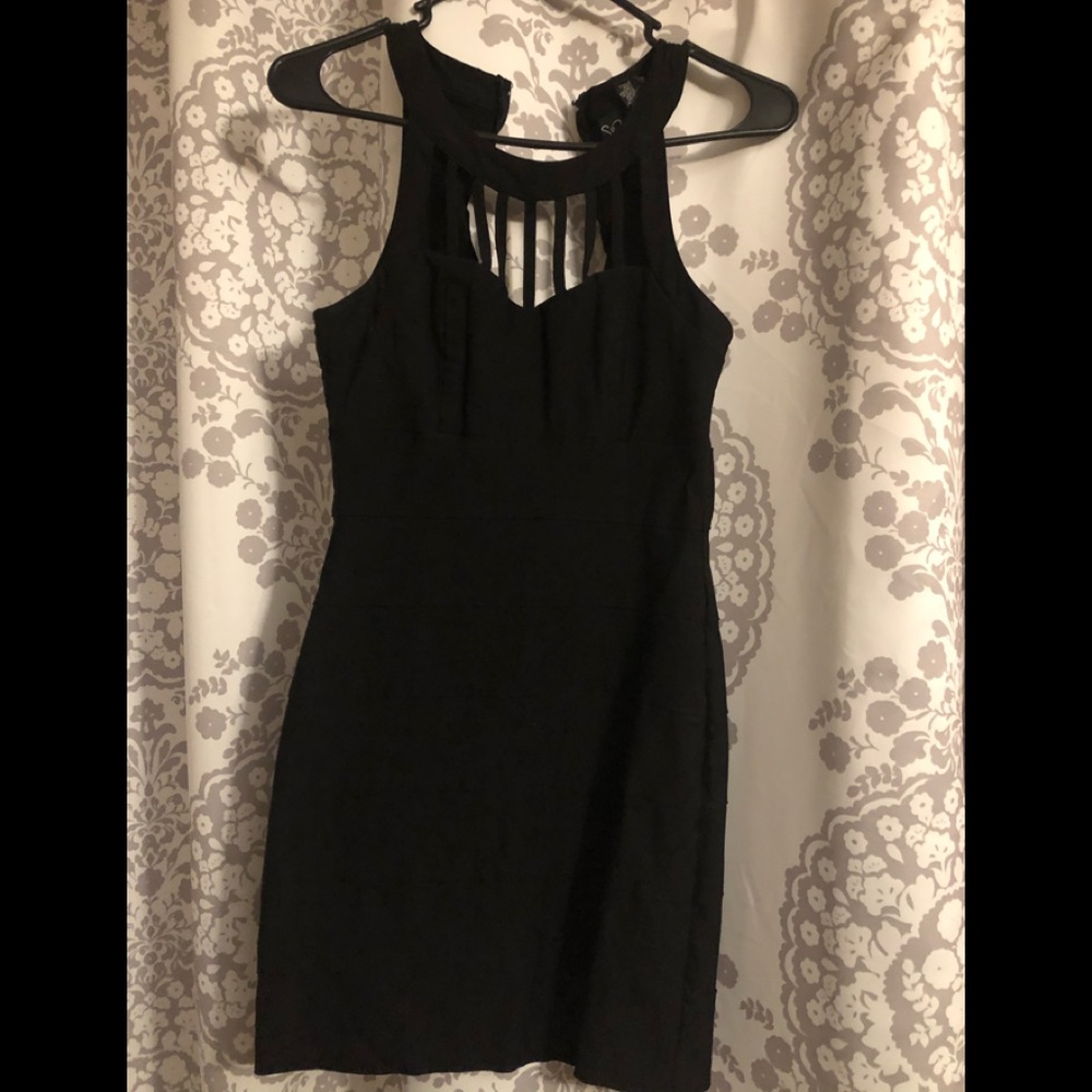 Black cocktail dress